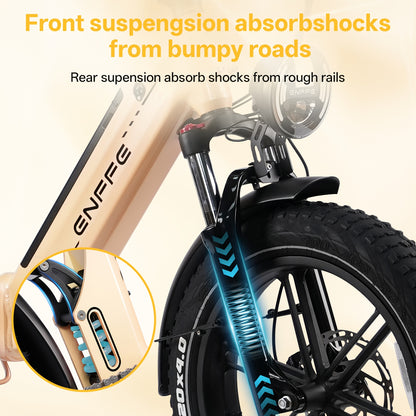 26" Adult Electric Bicycle, With 48V/20Ah Removable Battery, Fast Charging, And A Range Of Up To 50-75KM, Anti-slip Wear Resistant All-terrain 20"x4.0 Inchs Fat Tire
