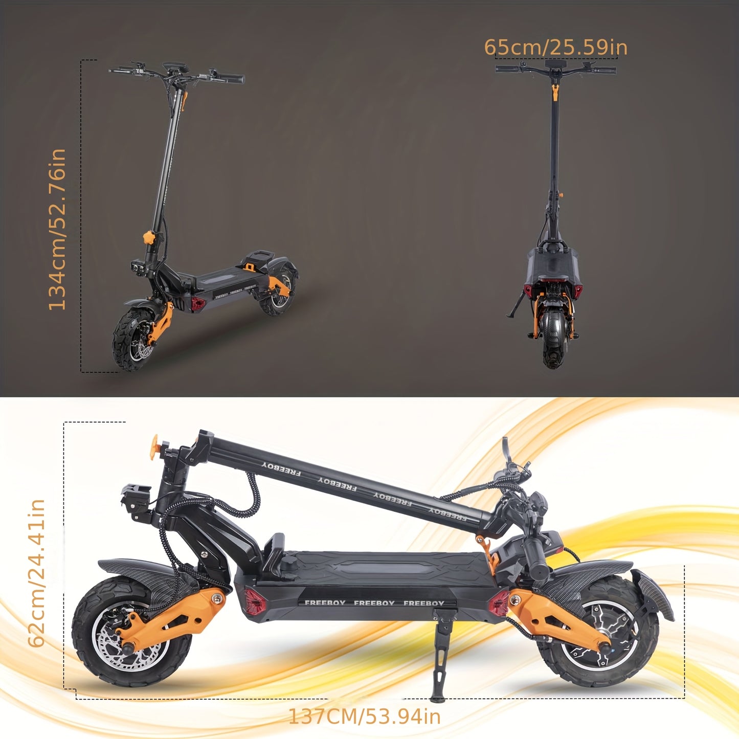 Foldable Adult Electric Scooter Without Seat, Featuring 11-inch Tires, 90 Km Range, 60V 30Ah Battery, 440.92LB Load Capacity, and Dual Suspension—ideal for Urban Commuting, Off-road Riding, and Travel. Low Commuting Costs with More Coolness