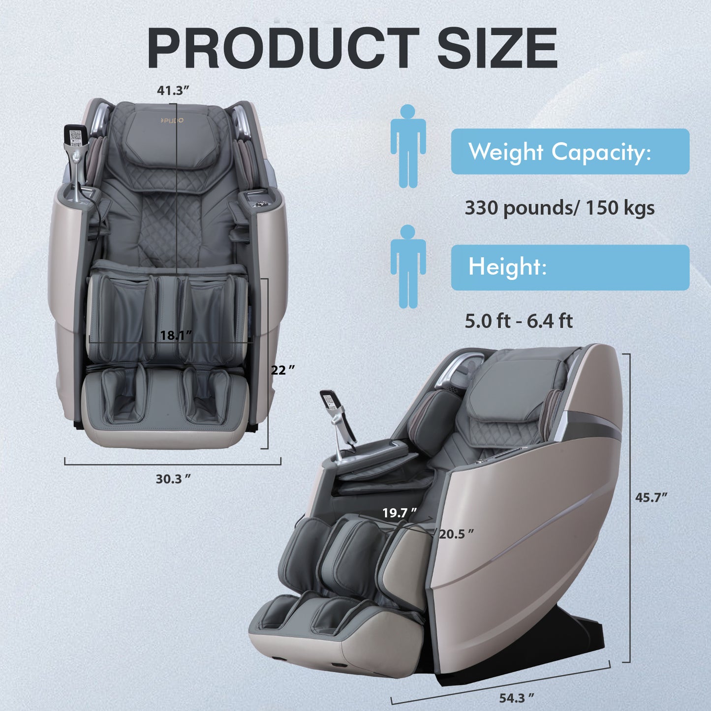 Upgraded Version 4D Massage Chair Zero Gravity | Full Body Massage Chair and Recliner AI Voice Control Automatic Leg Rest Calf and Foot Roller Heating