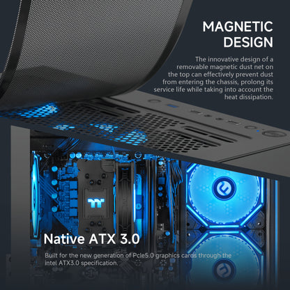 Ningmei Gaming PC AMD R5 5600GT AMD Radeon Vega 7 1 TB SSD 16GB RAM 6RGB Fans Gaming Desktop