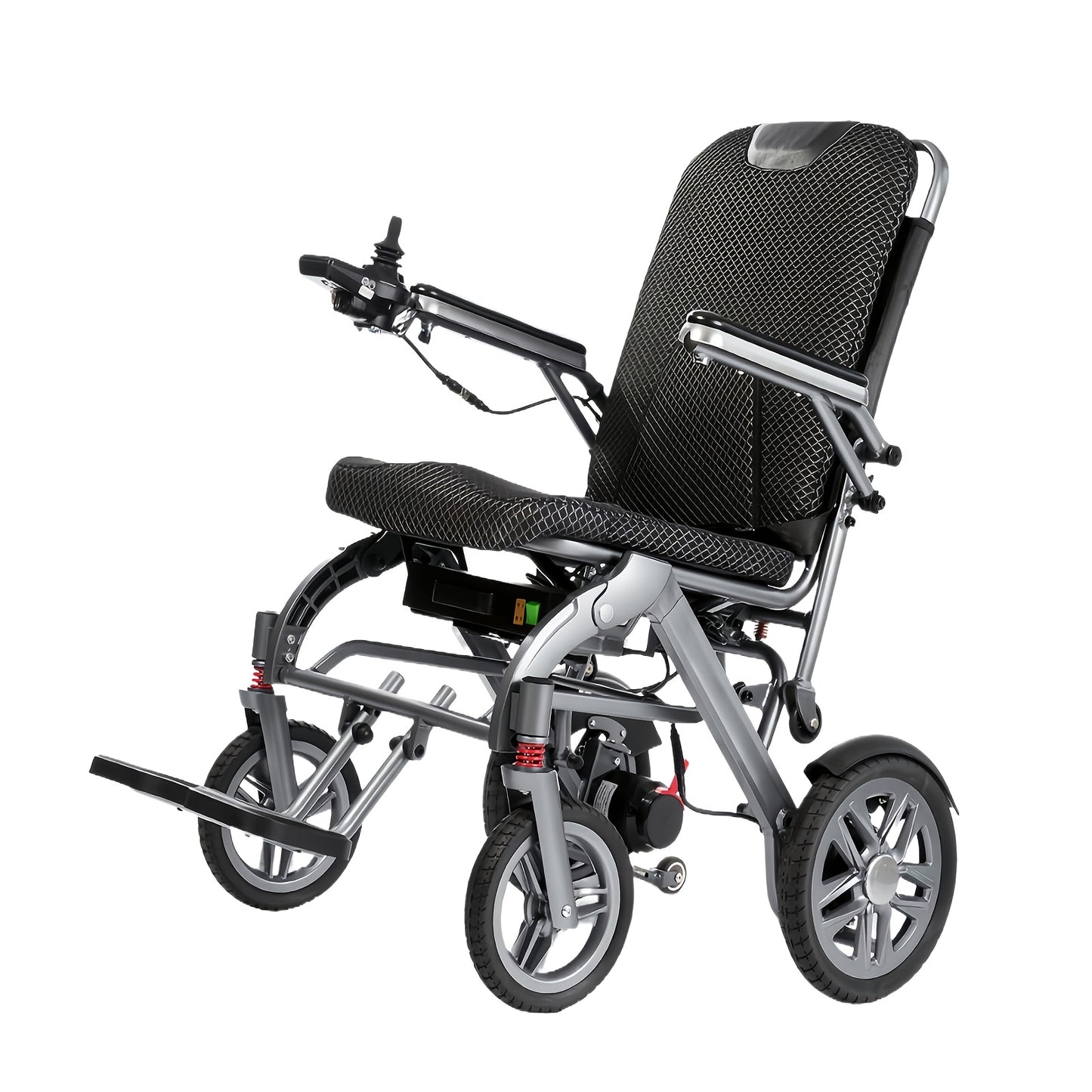 Lightweight Folding Electric Wheelchair - a Smart Automatic Aluminum Alloy Wheelchair Designed for The Elderly And Disabled