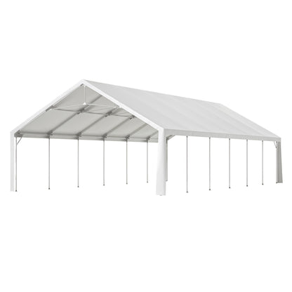 20×40/20×20/16×32 Feet Heavy Duty Party Tent, Large Wedding Event Canopy with Removable Side Walls - Outdoor Gazebo Style Commercial Shelter for Sports Events, Bleachers & Carports