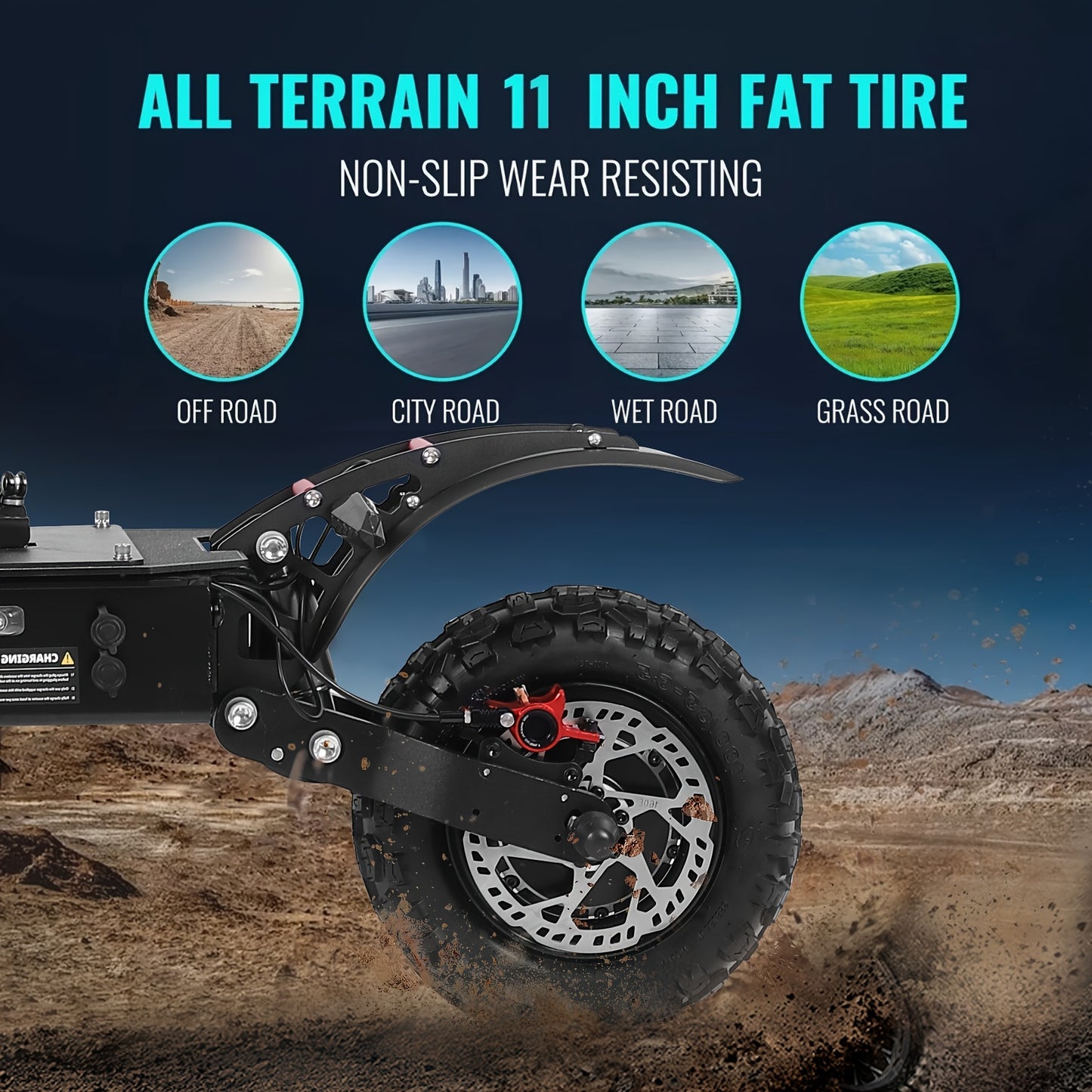 High-powered Electric Scooter With Seat | Top Speed of 19 Mph, 700W Motor, Supports Dual Charger Charging, Ultra-long 60-mile Range, 60V38AH Lithium Battery, 11-inch Off-road Tires, Adult Electric Scooter