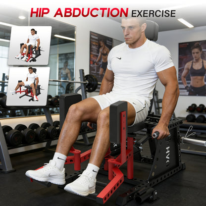 Hip Abduction Trainer, Commercial Hip Abduction Trainer, Hip Abduction Trainer, Home Gym Hip Abduction - Inner And Outer Thigh Trainer