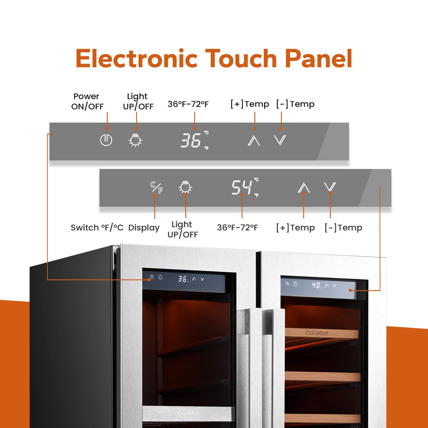 24 Inch Dual Zone Wine And Beverage Refrigerator Cooler - 60 Can And 20 Bottle LED Beverage Fridge - US 115V & Wine Refrigerator with 34°F -54°F Temperature Control, Beverage Cooler Built In Or Freestanding, Perfect for Home/Kitchen(4.10 Cu.ft)