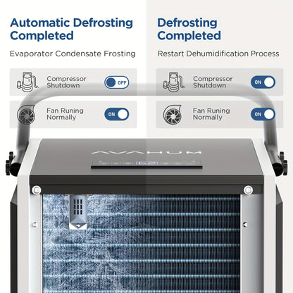 250 Pint Basement Dehumidifier with Pump Drain Hose for Basements, 8000Sqft Grade Dehumidifiers, 24H Timer, Continuous Dehumidification