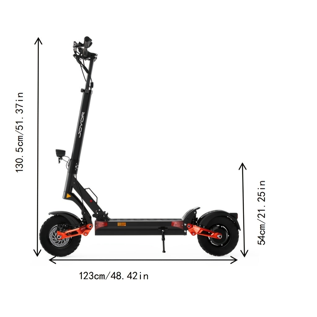 T10 Electric Scooter | 750W Powerful Motor, 10" Off Road Tires, 20MPH, 47 Miles Long Range, Dual Disc Brakes, Max Load 264lbs, Folding, Shock-resistant, Commuter E-Scooter for Men Women