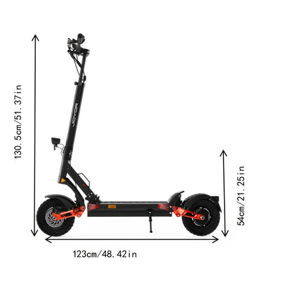 T10 Electric Scooter | 750W Powerful Motor, 10" Off Road Tires, 20MPH, 47 Miles Long Range, Dual Disc Brakes, Max Load 264lbs, Folding, Shock-resistant, Commuter E-Scooter for Men Women