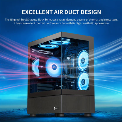 Ningmei Gaming PC AMD R5 5600GT AMD Radeon Vega 7 1 TB SSD 16GB RAM 6RGB Fans Gaming Desktop