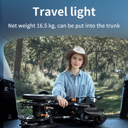 Intelligent Electric Wheelchair Made Of 100% Carbon Fiber Material Lightweight And Portable with A Range Of 25 Miles One-step Folding And Installation-free Design Electric Wheelchair for The Elderly Capable Of Bearing 330.69LB Mother's Day