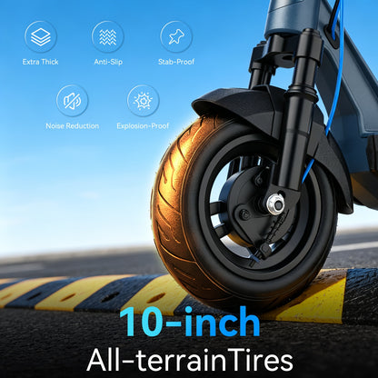 Electric Scooter 10inch 80Km Range 858Wh Battery Rated 1000W