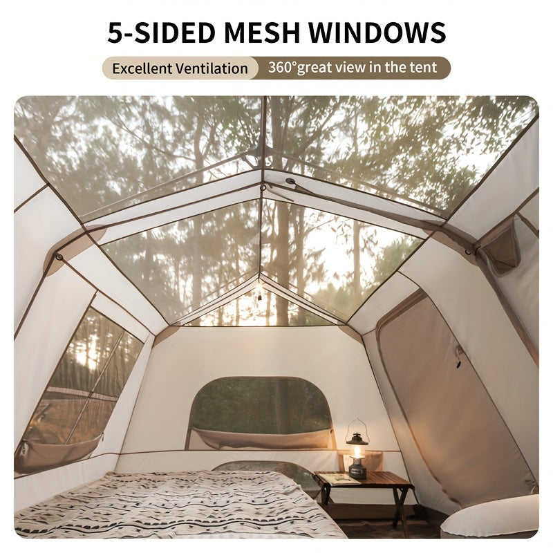 Village 13 automatic tent Two bedrooms and one living room tent for camping