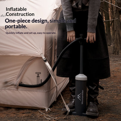 Mountainhiker Is a Windowed Inflatable Camping Tent That Can Accommodate 4-12 People. It Comes with a Hand Pump, Is a Portable Camping Tent, And Is Suitable for All Seasons