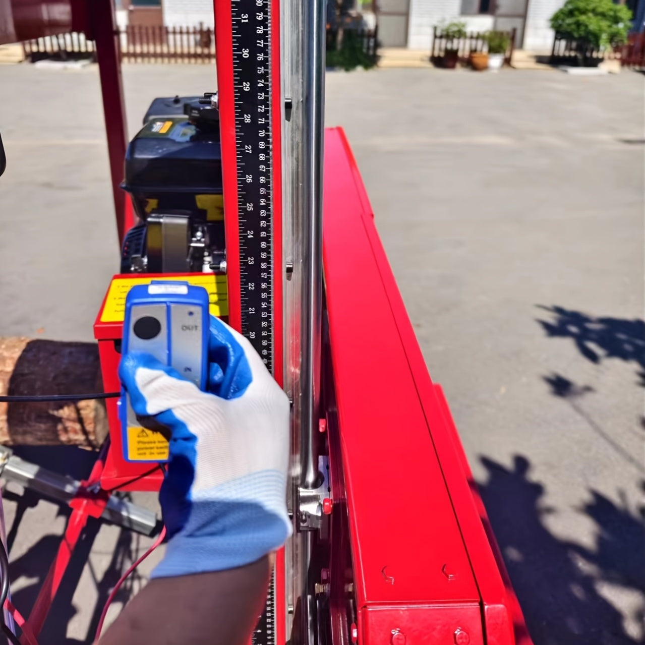 32in Portable Sawmill 420cc Gas Engines with E-Start Band Saw