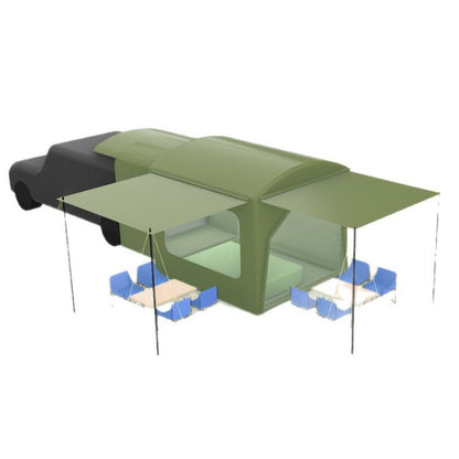 Outdoor SUV Inflatable Tail Tent for Camping, Windproof Family Tent, Portable And Lightweight Quick-Open Tent
