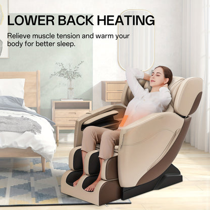 eal Relax SS05 Zero Gravity Full Body Massage Chair with Heat, 6 Auto & Manual Modes, 8 Fixed-Point Massage Rollers, Ideal for Neck, Back, Hips, and Foot Massage, Father's Day And Mother's Day Gifts for The Elderly