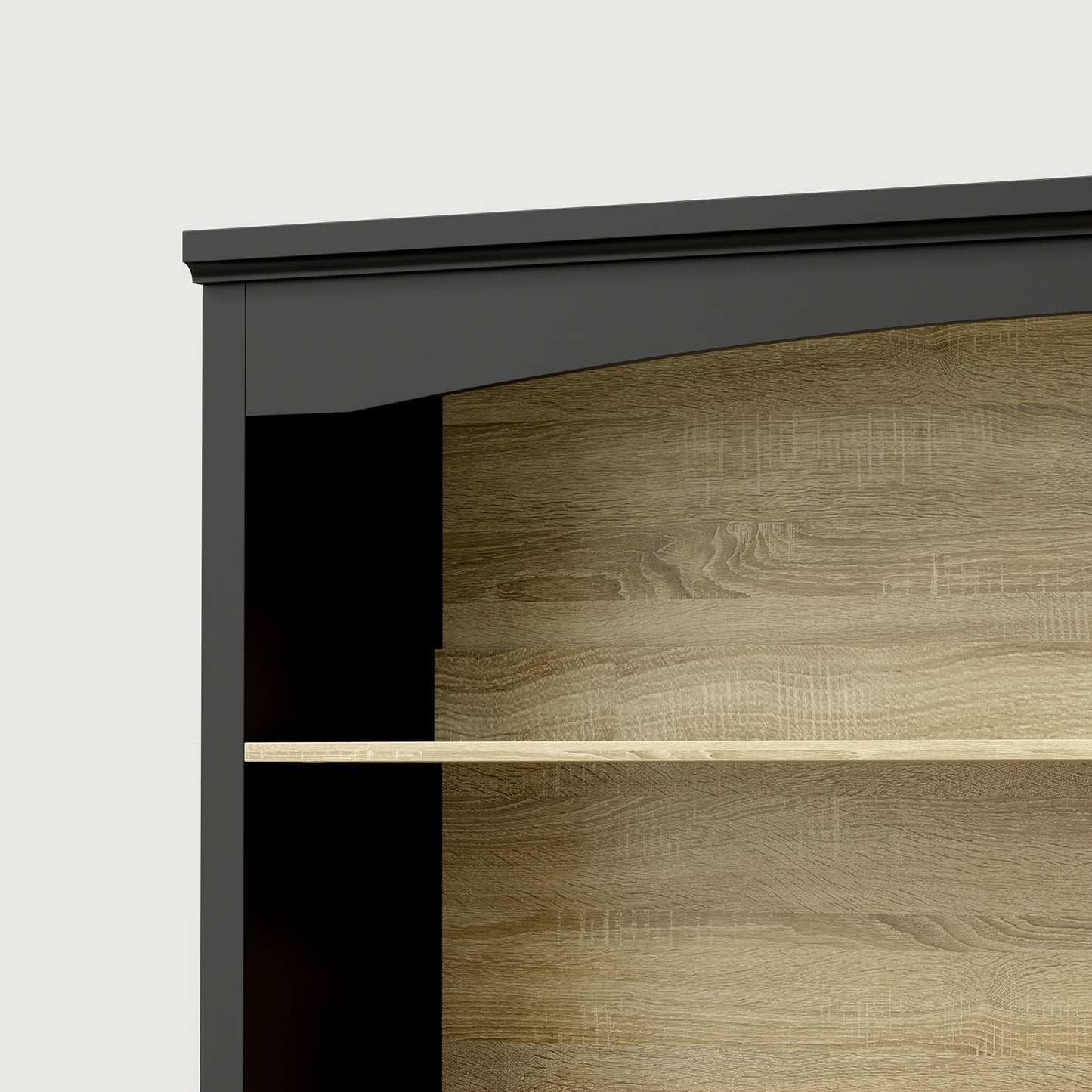78.7'' H Modern Bookcase Wall With 3 Drawers, 6-Tier Office Bookshelf Storage Organizer | Display Shelf Unit For Home Office & Living Room, Stylish Design, Oak & Black, Hardwood Material, Floor Mount
