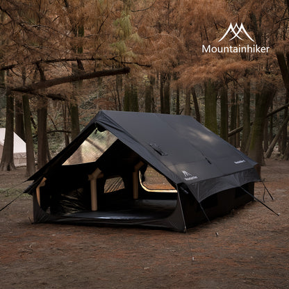Mountainhiker Is a Windowed Inflatable Camping Tent That Can Accommodate 4-12 People. It Comes with a Hand Pump, Is a Portable Camping Tent, And Is Suitable for All Seasons