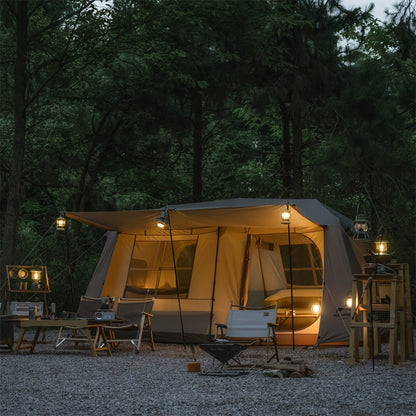 Village 13 automatic tent Two bedrooms and one living room tent for camping