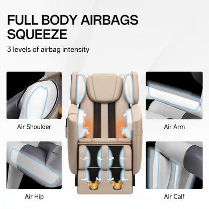 eal Relax SS05 Zero Gravity Full Body Massage Chair with Heat, 6 Auto & Manual Modes, 8 Fixed-Point Massage Rollers, Ideal for Neck, Back, Hips, and Foot Massage, Father's Day And Mother's Day Gifts for The Elderly