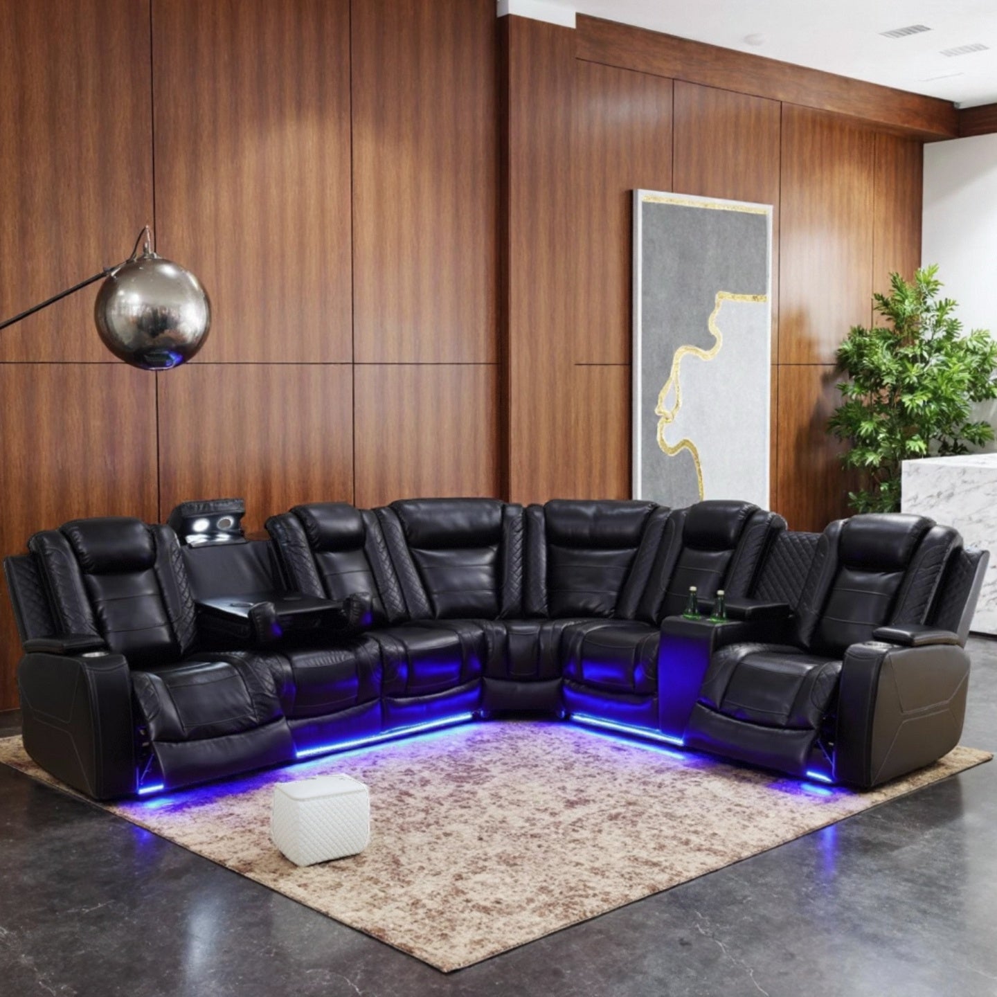 lack Beige Breathable Leather Sofa, Living Room Multifunctional Lounge Chair Sofa Set Suitable for Living Room, Villa, Apartment, Office, Special Price Sofa Bed, Multi Person Long Sofa, Lazy Sofa Set with Hidden Storage Function