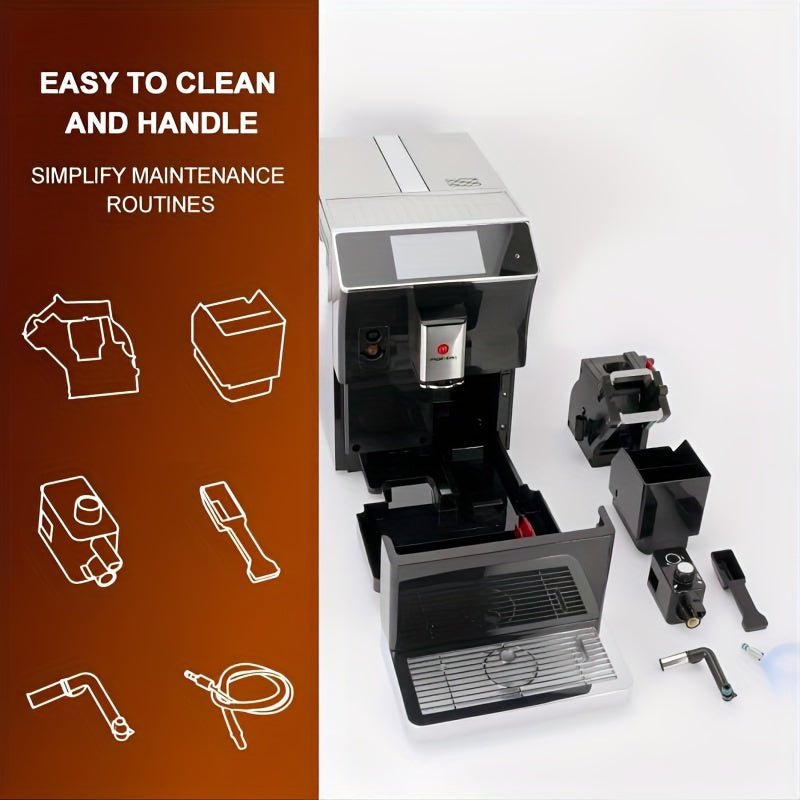 Mcilpoog WS-203 Super-Automatic Espresso Coffee Maker with Smart Touch Screen for Brewing 16 Coffee Drinks