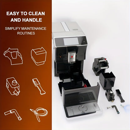 Mcilpoog WS-203 Super-Automatic Espresso Coffee Maker with Smart Touch Screen for Brewing 16 Coffee Drinks
