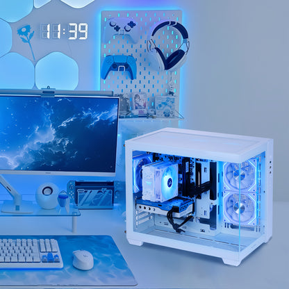 Mloong Gaming PC AMD Ryzen 5 5500 AMD Radeon RX 6600 1TB SSD 16GB RAM Gaming Desktop