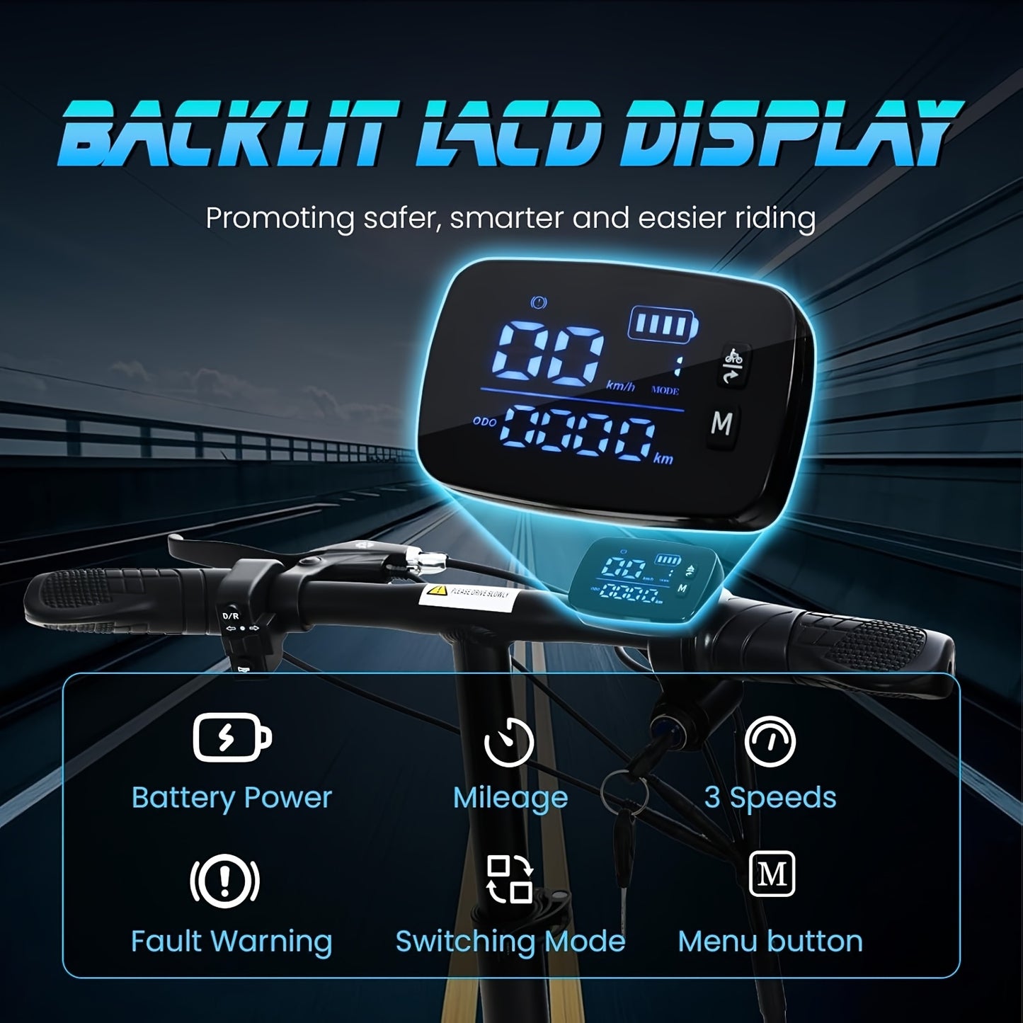 Electric Scooters For Adults And The Elderly, Three-wheeled, Lightweight, Foldable, Equipped With LED Headlights And Backpack Cup Holder Dustproof BagBasket, IncludingCharger, Can Be Easily Disassembled Into Lightweight Partsperfect Mother'sDay Gift