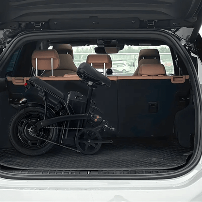 00W - Long-Range Commuter Electric Scooter with 48V Battery, 20-Mile Range, 19MPH Top Speed, 14" Fat Tires, 200lbs Max Load Capacity, Shock-Absorbing Seat, and Foldable Design for Adults