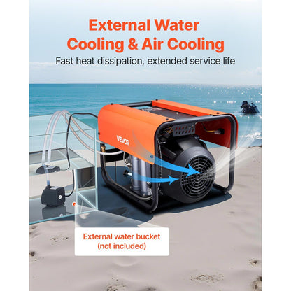 PCP Air Compressor 4500PSI/30Mpa 2-Cylinder Scuba Diving Tank Compressor External water cooling / Internal water cooling
