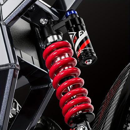 S900 Electric Mountain Bike 60 V 30 Ah Hydraulic Oil Brake 7 Speed Gears 20 X 4.0 Wide Tyre Double Shoulder Shock Absorber Adult Mountain Electric Motorcycle Bike