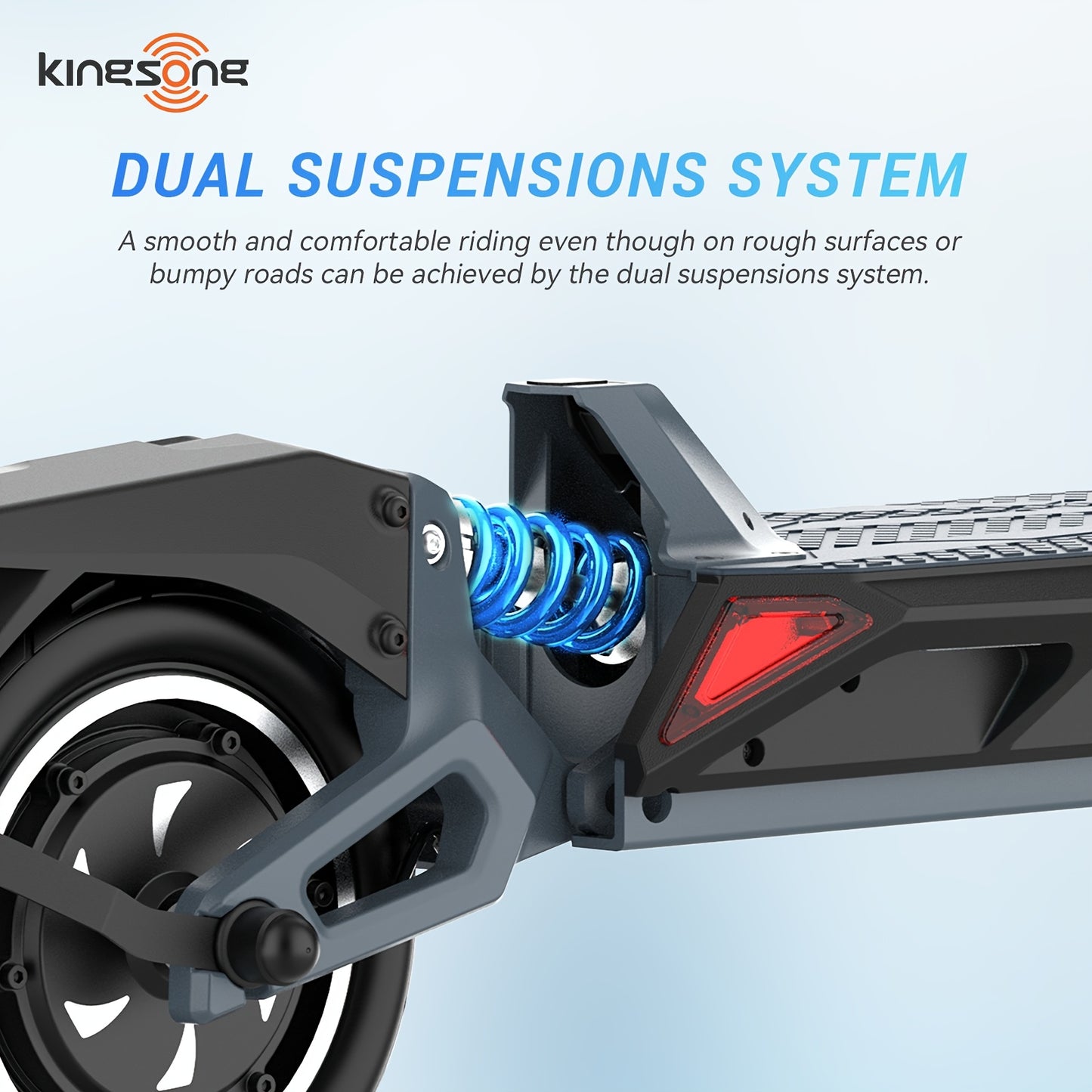 Electric Scooter 10inch 80Km Range 858Wh Battery Rated 1000W