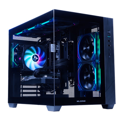 Mloong Gaming PC AMD Ryzen 5 5500 AMD Radeon RX 6600 1TB SSD 16GB RAM Gaming Desktop