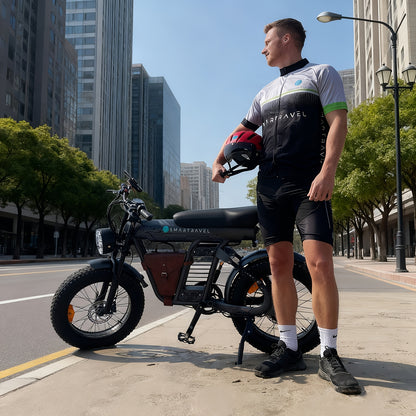 20" Fat Tire Electric Bike For Adults, 749W Peak Motor, 48V 25Ah Removable Battery, 19.88MPH, Aluminum Frame, With Phone Holder & Bag, All-Terrain, Best Value E-Bike For City Commuting, Beach Riding, Outdoor Travel, Perfect Gift For Men Women