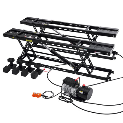 7000lb to 8000lb car lift designed for home garage workshop auto repair, suitable for sedan SUV pickup and most universal vehicles, ideal for maintenance inspection and underbody work.