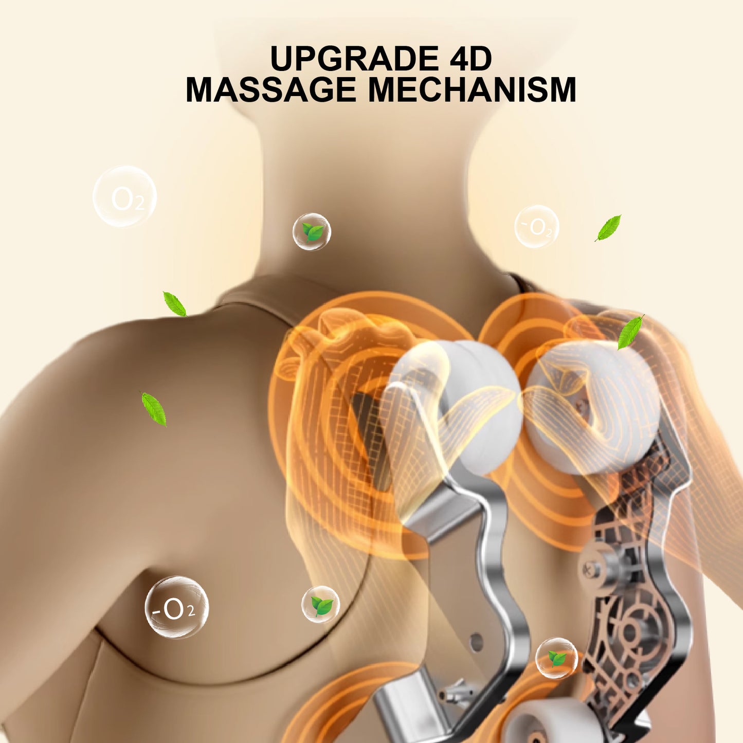 Upgraded Version 4D Massage Chair Zero Gravity | Full Body Massage Chair and Recliner AI Voice Control Automatic Leg Rest Calf and Foot Roller Heating