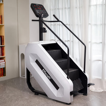 EFFICRAFT Stair Stepper Machine with LED Screen, Commercial Grade Stair Climber, Continuous Climbing Exercise Machine for Cardio, 15 Speed Levels Stair Master, 15-164 Steps/Min