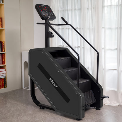 EFFICRAFT Stair Stepper Machine with LED Screen, Commercial Grade Stair Climber, Continuous Climbing Exercise Machine for Cardio, 15 Speed Levels Stair Master, 15-164 Steps/Min
