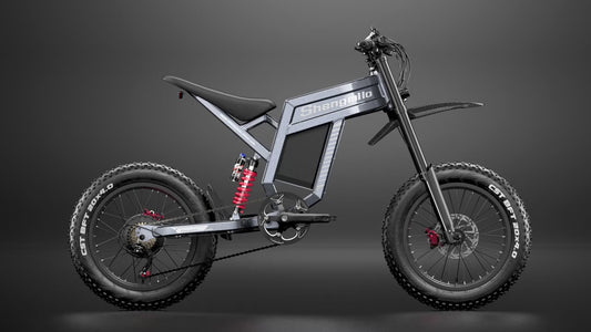 S900 Electric Mountain Bike 60 V 30 Ah Hydraulic Oil Brake 7 Speed Gears 20 X 4.0 Wide Tyre Double Shoulder Shock Absorber Adult Mountain Electric Motorcycle Bike