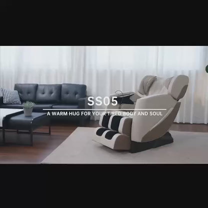 eal Relax SS05 Zero Gravity Full Body Massage Chair with Heat, 6 Auto & Manual Modes, 8 Fixed-Point Massage Rollers, Ideal for Neck, Back, Hips, and Foot Massage, Father's Day And Mother's Day Gifts for The Elderly
