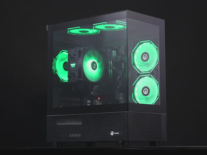 Ningmei Gaming PC AMD R5 5600GT AMD Radeon Vega 7 1 TB SSD 16GB RAM 6RGB Fans Gaming Desktop