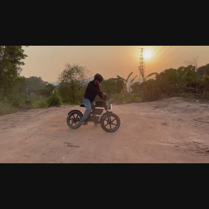 Electric Dirt Bike For Adults - 60V Fast Speed Commuter EBike With 20Ah*2 Battery, 93 Mile Long Range Motorcycle, All-Terrain Fat Tires, Full Suspension, Smart Display, USB Port, Storage Bag, Hydraulic Brakes. Perfect Gift For Christmas & New Year.