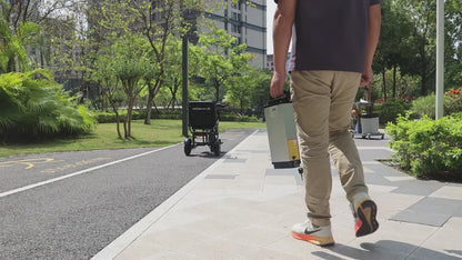 3 Wheel Electric Scooter For Seniors, 500W Dual Motor Lightweight Folding Mobility Trike, 300 Lbs Capacity, Airline Approved Removable Battery For Travel