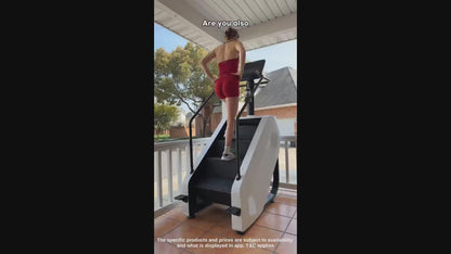 EFFICRAFT Stair Stepper Machine with LED Screen, Commercial Grade Stair Climber, Continuous Climbing Exercise Machine for Cardio, 15 Speed Levels Stair Master, 15-164 Steps/Min